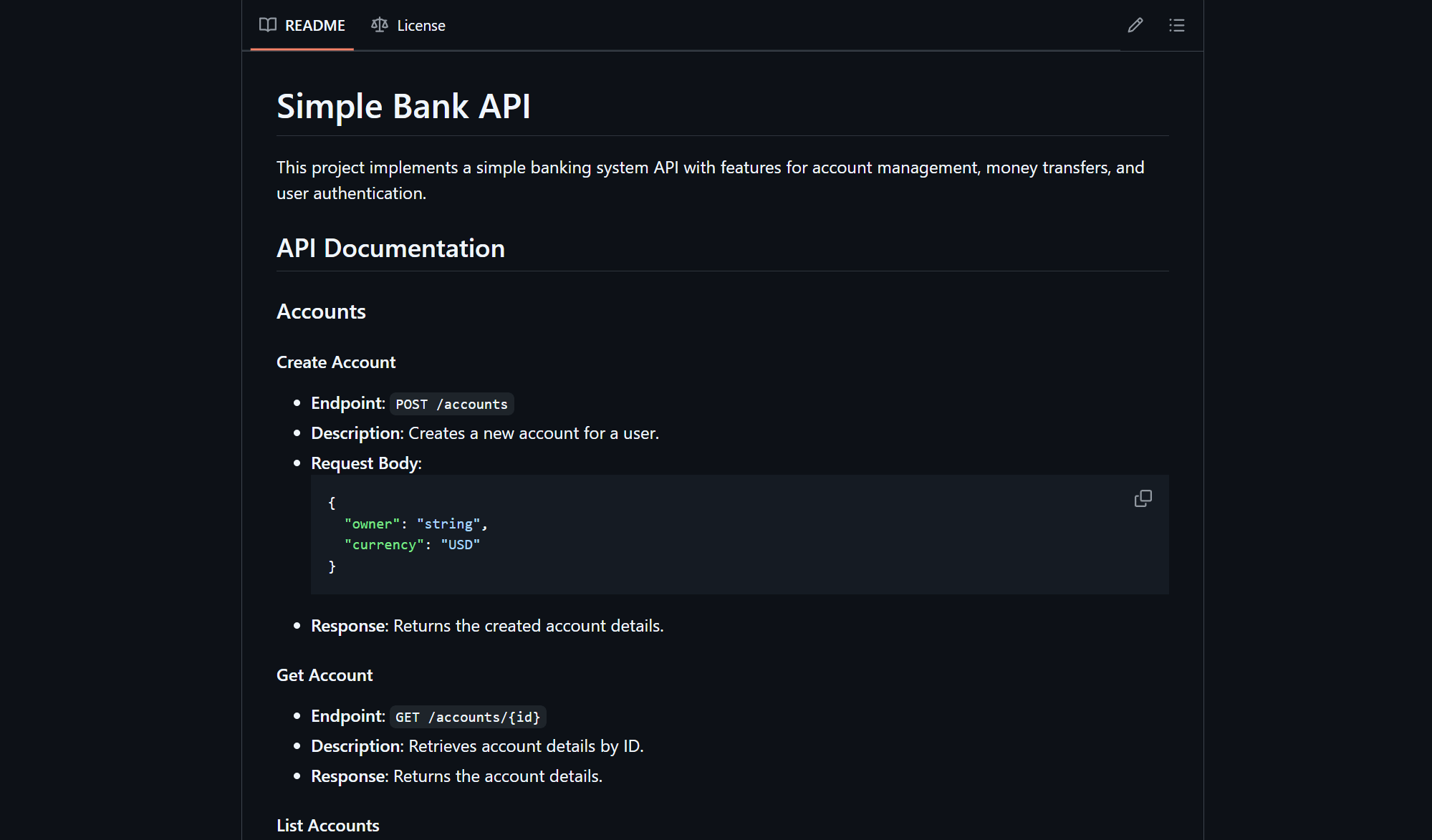 Mock Bank